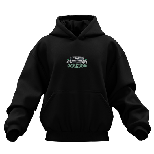 CHARTREUSE PORSCHE OVERSIZED HOODIE