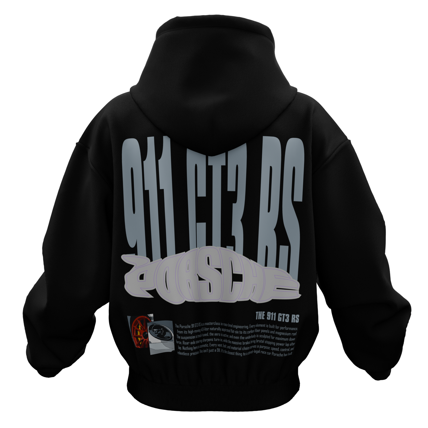 PORSCHE'S AUTOBAHN OVERSIZED HOODIE