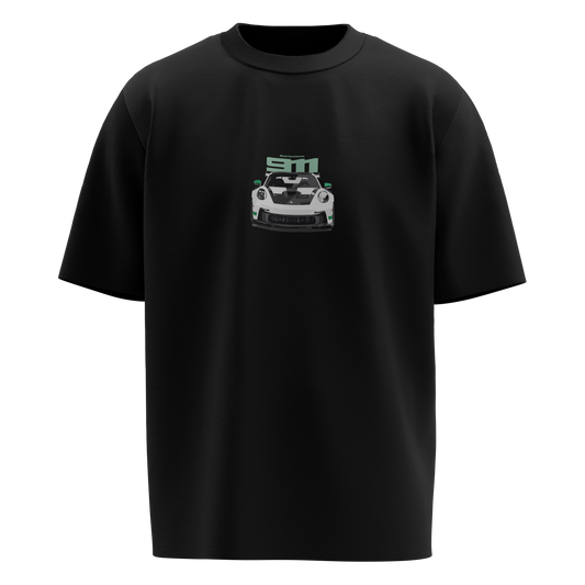 CHARTREUSE PORSCHE OVERSIZED TSHIRT