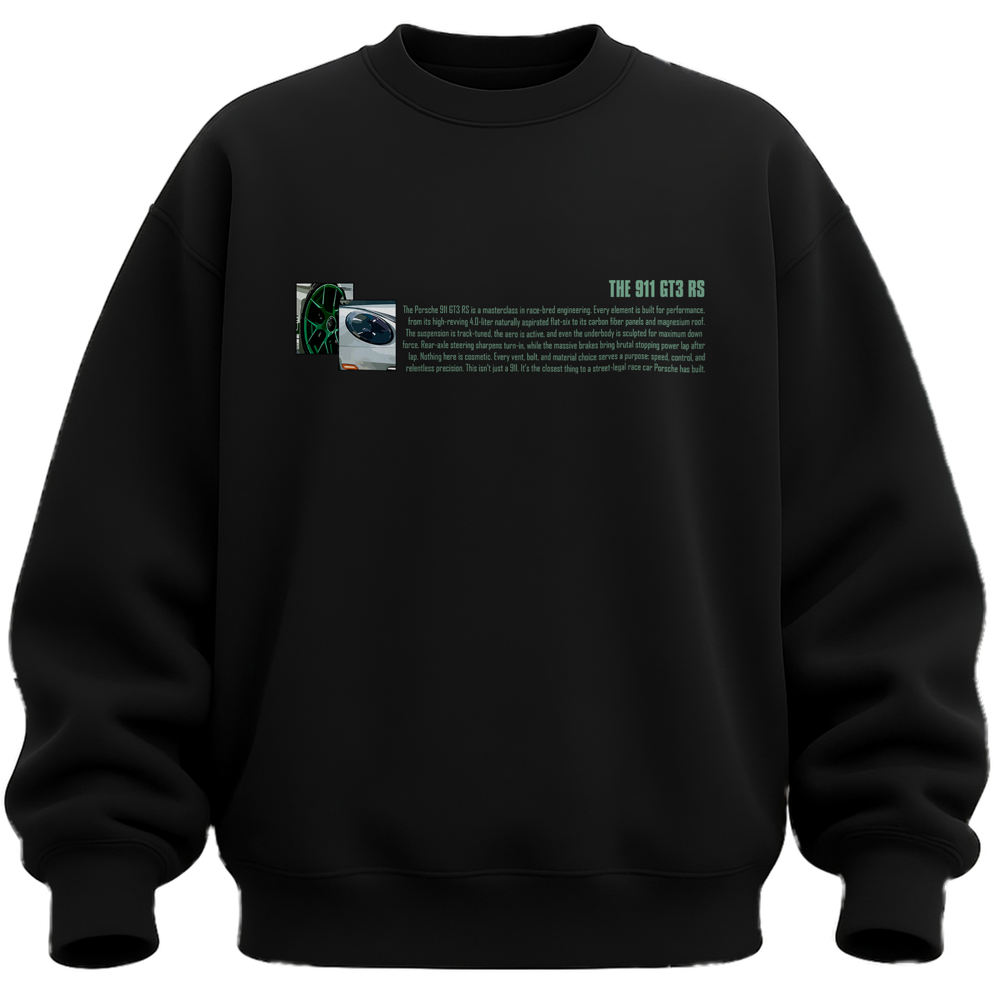 CHARTREUSE PORSCHE SWEATSHIRT
