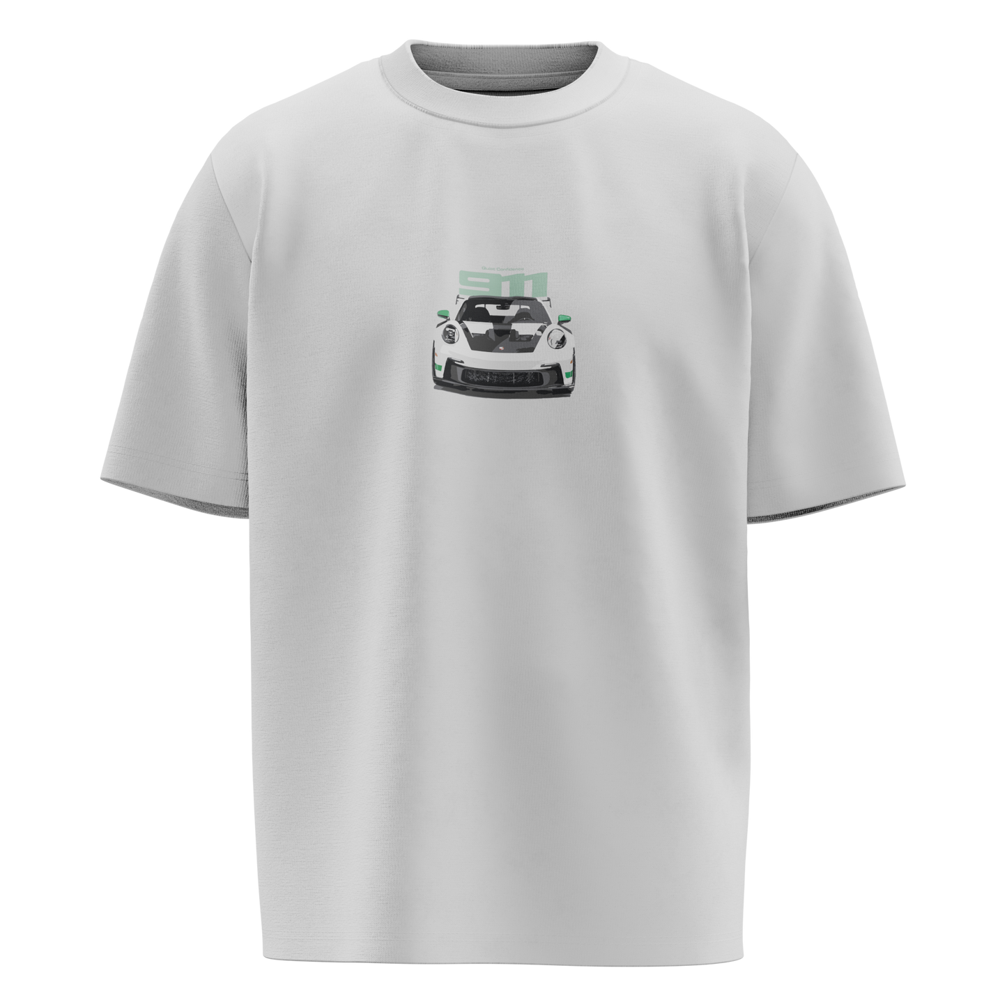 CHARTREUSE PORSCHE OVERSIZED TSHIRT