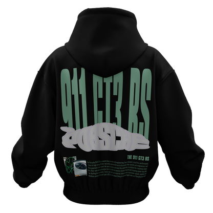 CHARTREUSE PORSCHE OVERSIZED HOODIE