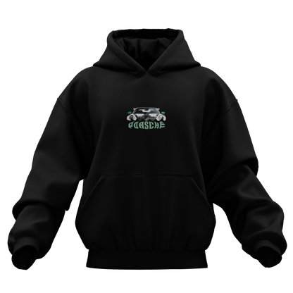 CHARTREUSE PORSCHE OVERSIZED HOODIE