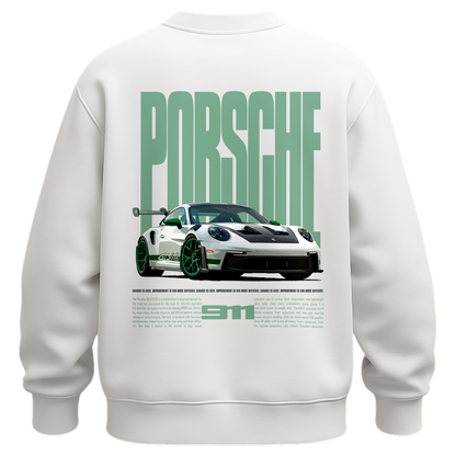 CHARTREUSE PORSCHE SWEATSHIRT