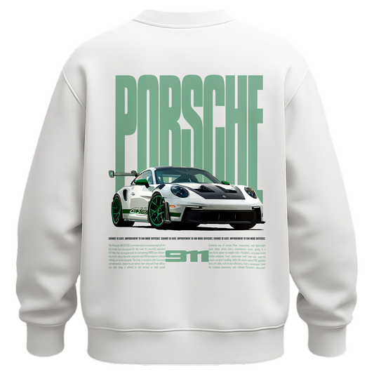 CHARTREUSE PORSCHE SWEATSHIRT