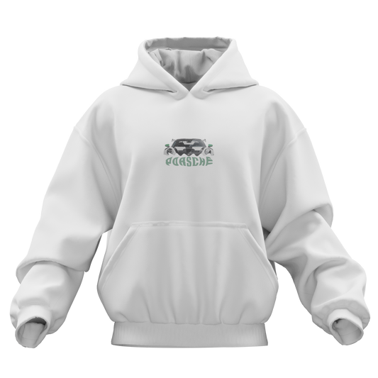 CHARTREUSE PORSCHE OVERSIZED HOODIE