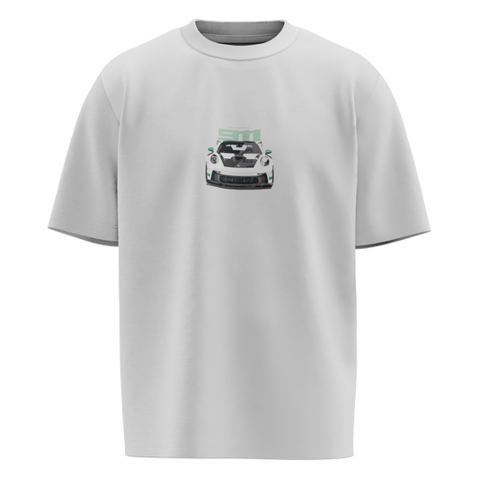 CHARTREUSE PORSCHE OVERSIZED TSHIRT